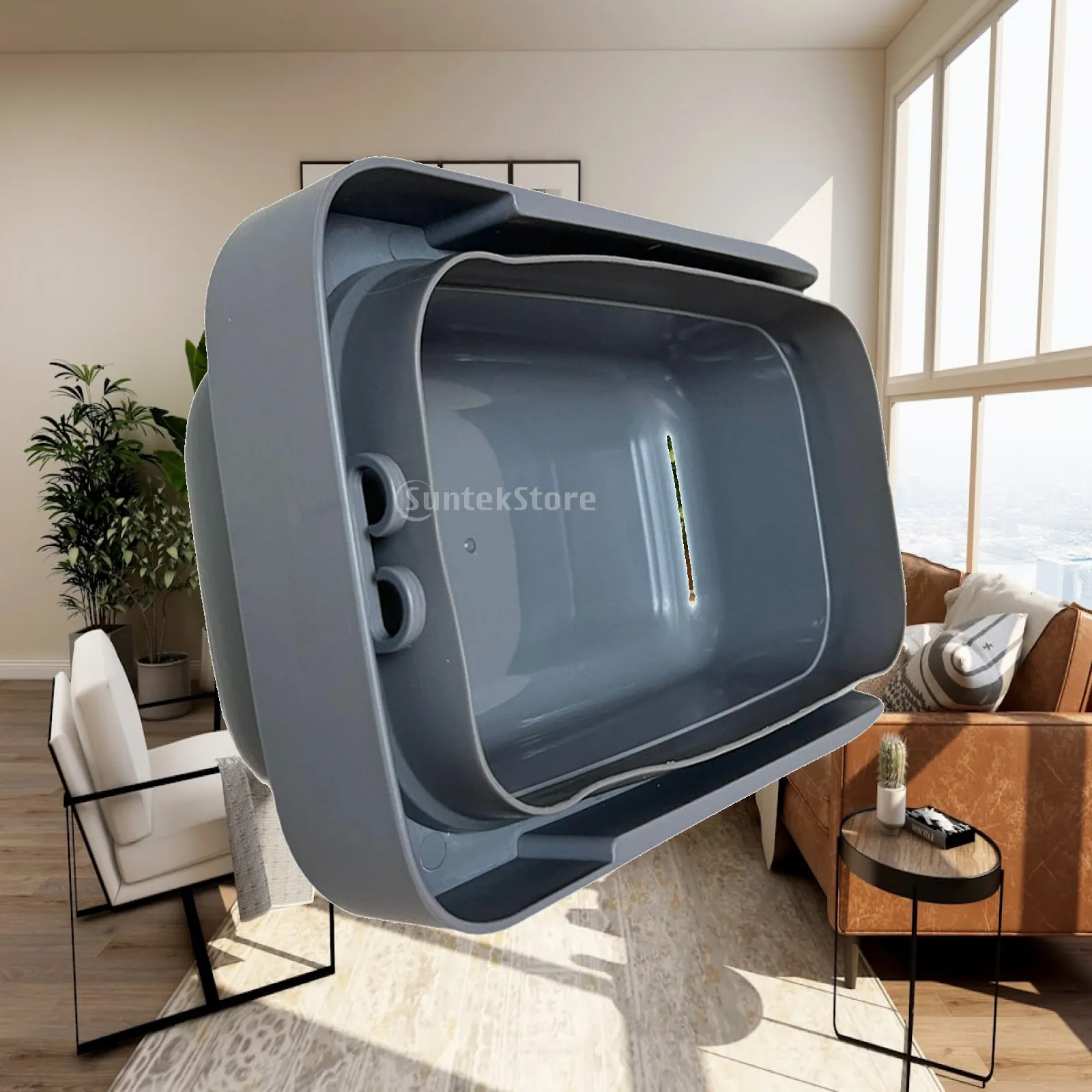 Waste Bin Replacement, Reliable Garbage Container, Accessory High Performance Waste Collection Case for Automatic Cat Litter Box