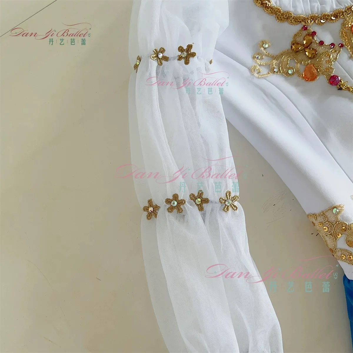 Danyi Swan Lake escena vestido de ballet vestido de gasa azul falda de rendimiento de competición personalización profesional