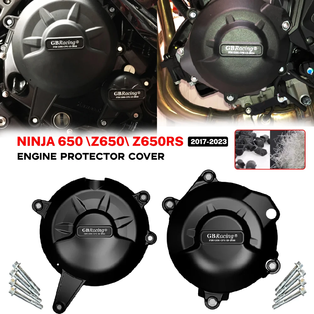 

Engine Cover NINJA 650 Z650 RS NINJA650 2017~2023 For KAWASAKI Motorcycle Alternator Clutch Protection Accessories