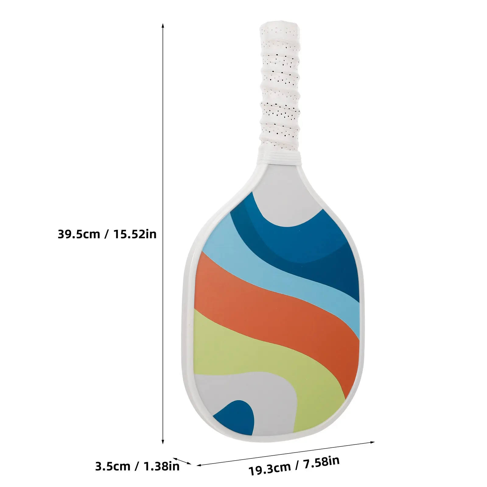 Racket Made of Premium Wood Lightweight Portable with Non-Slip Handle Ideal for Sports Training Social Interaction and