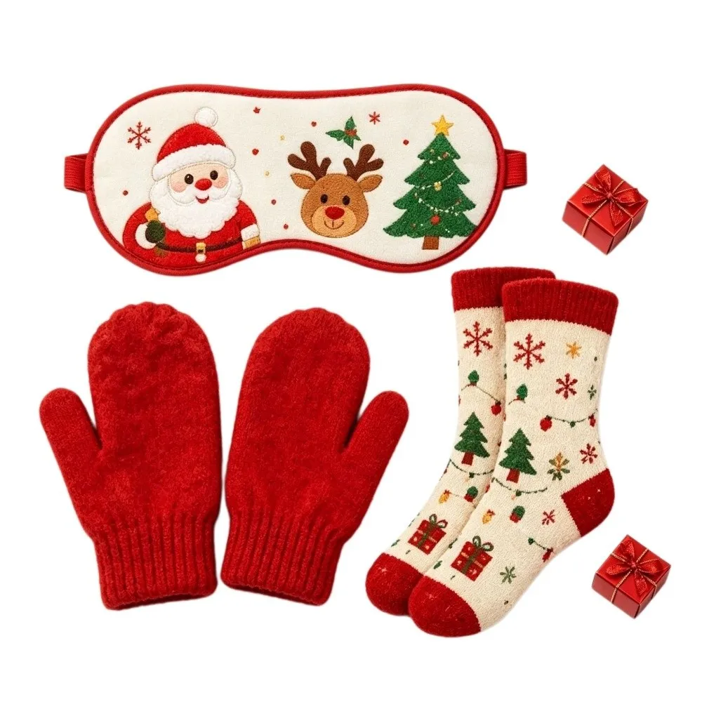24Pcs Disassembly Gift Christmas Advent Calendar Box Girls Hair Accessories Jewelry Suit Christmas Gift Kit Box 24Pcs