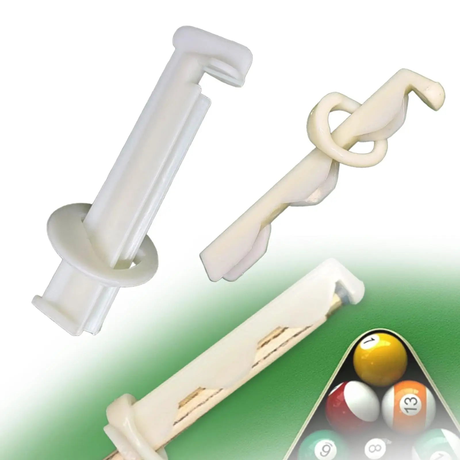 

3 Pieces Cue Tip Clamp Billiard Tip Repairing Portable Reusable Billiards Accessories Sturdy Practical Cue Stick Tip Repair Tool