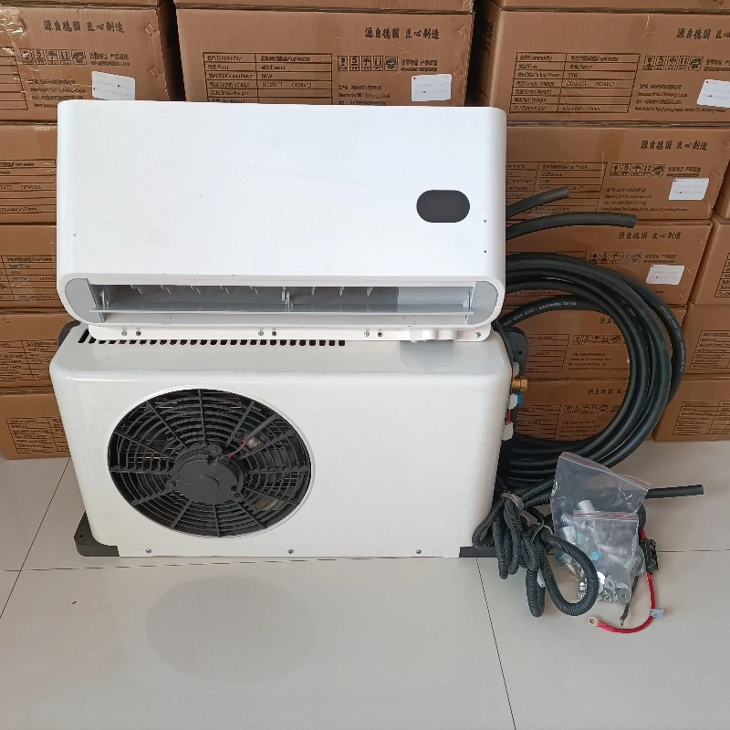 Truck Parking Air Conditioner 12V Truck Cab 24V DC Parking Cooler Tractor Airconditioning
