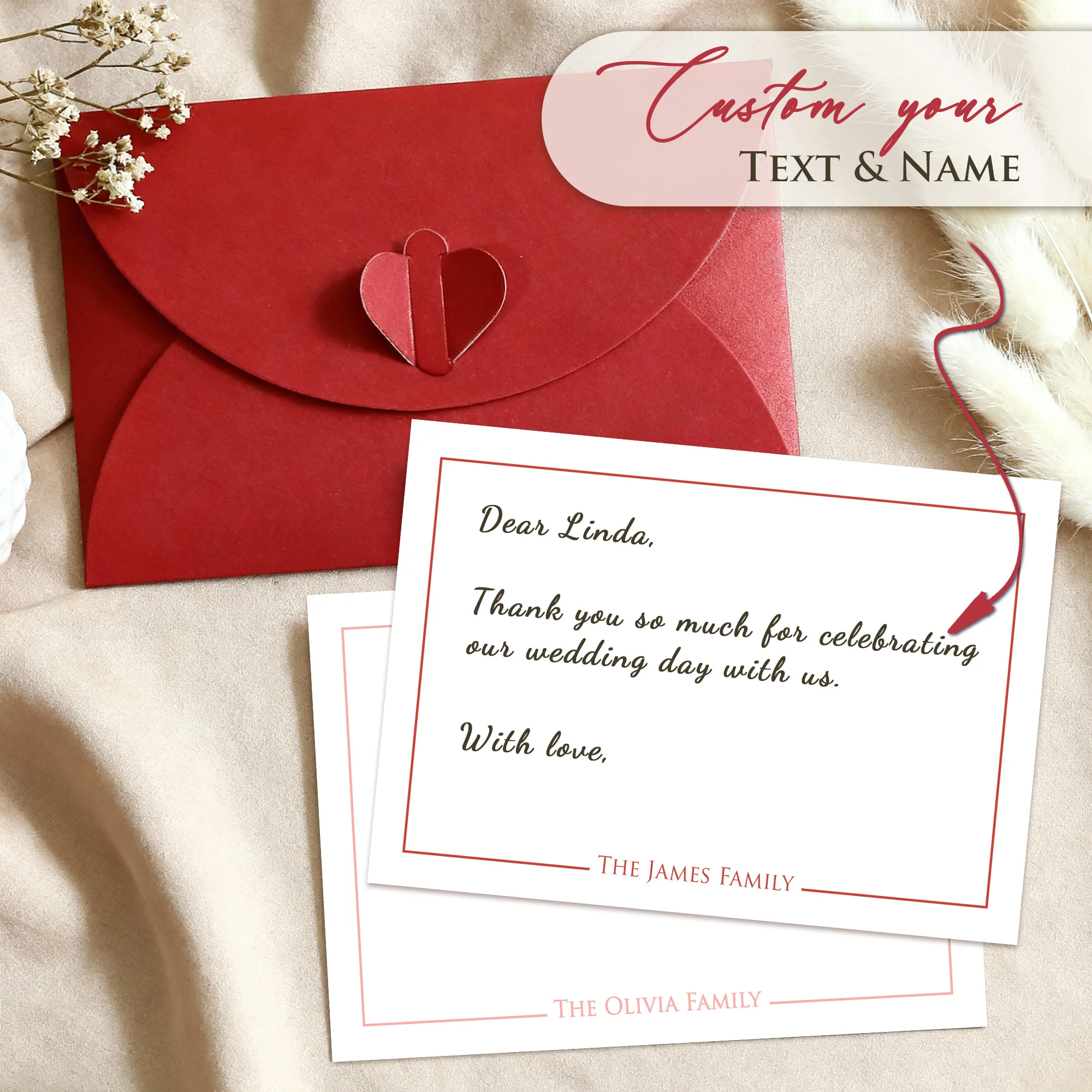 

DIY Custom Envelopes Letter Personalized Christmas Valentine's Day Letters With Envelopes, Friend Blessing Note Cards, Mail