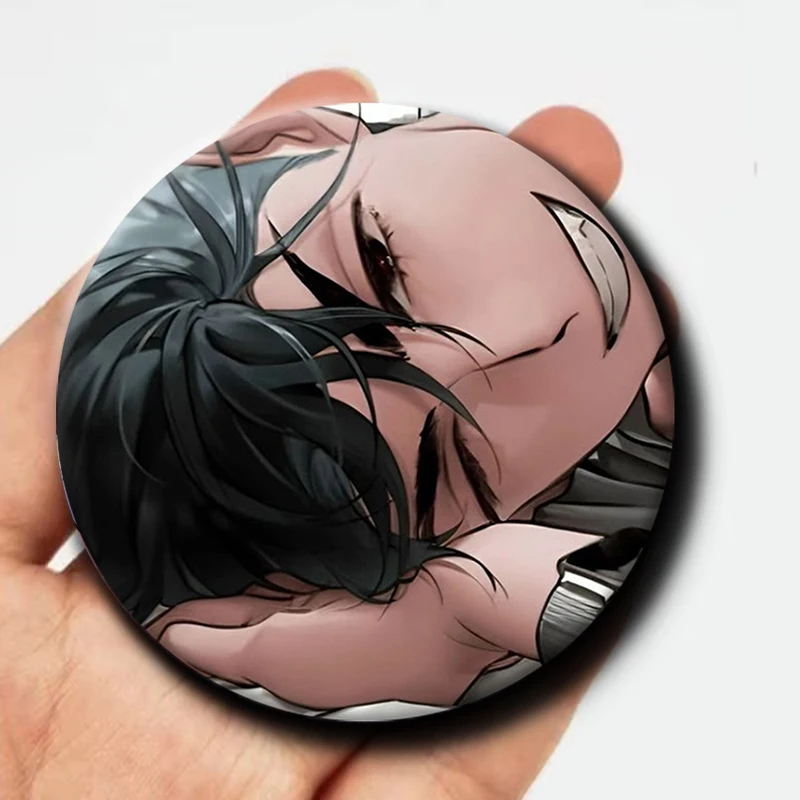 58mm Anime Alien Stage Lvan Button Pins for Backpack Decor Cartoon Character Lvan Round Brooch