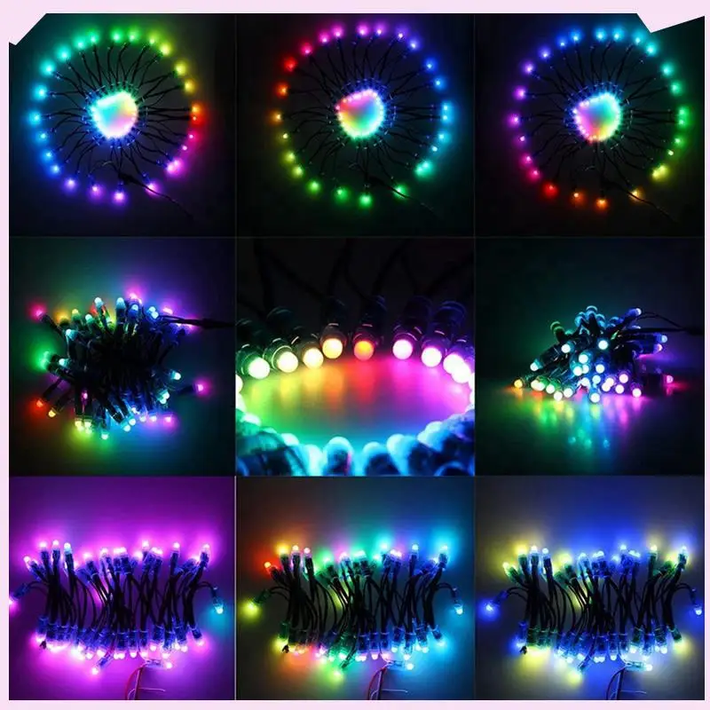 B24B 400Pc WS2811 RGB LED Pixels Licht Individueel Adresseerbaar 12Mm Diffuus Digitale Full Color LED Pixel Module Licht DC12V