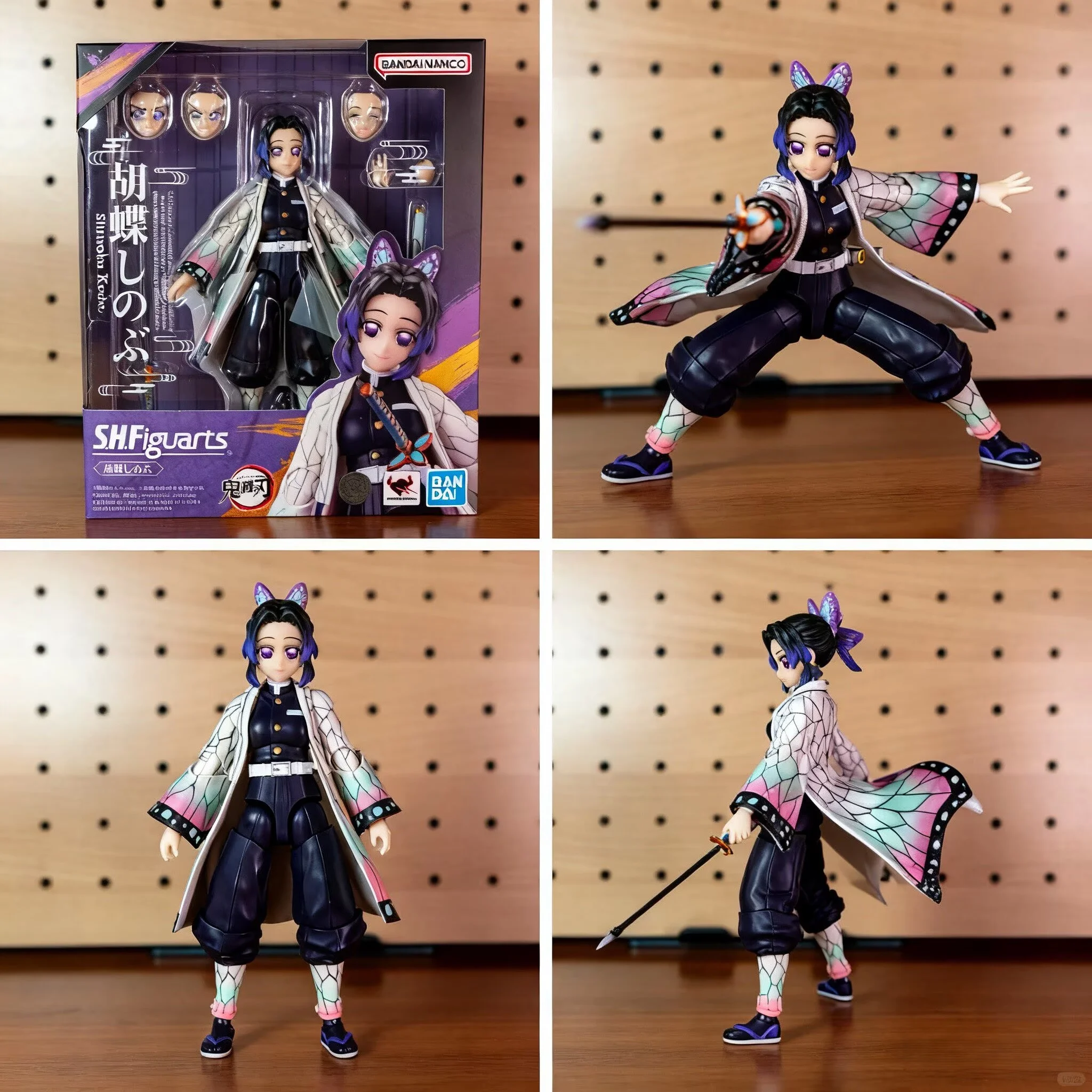 

Японская версия на складе: Bandai Shf Demon Slayer - Shinobu Kocho, фигурка Insect Hashira с дыханием насекомых