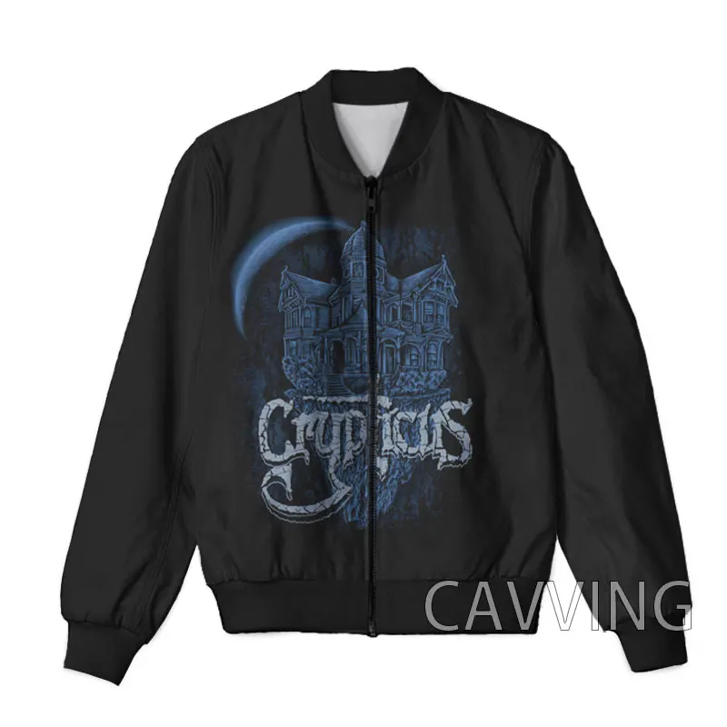 New Fashion Women/Men's 3D Print  Crypticus Rock   Zipper Bomber Jackets Men Overcoat Mens Coat Zip Up Jackets