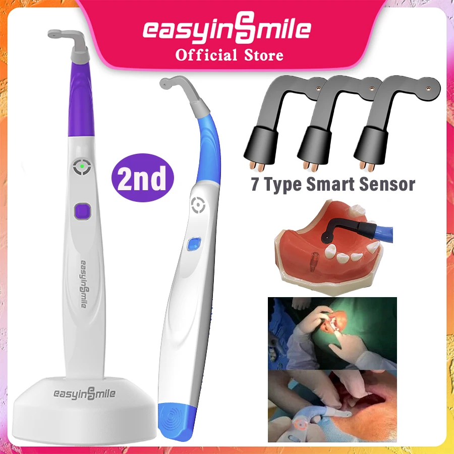 Easyinsmile Dental Implant Locator Detector Spot 270° Rotatably Head 7 Type Smart Sensor Spotting Abutment 2nd Generation