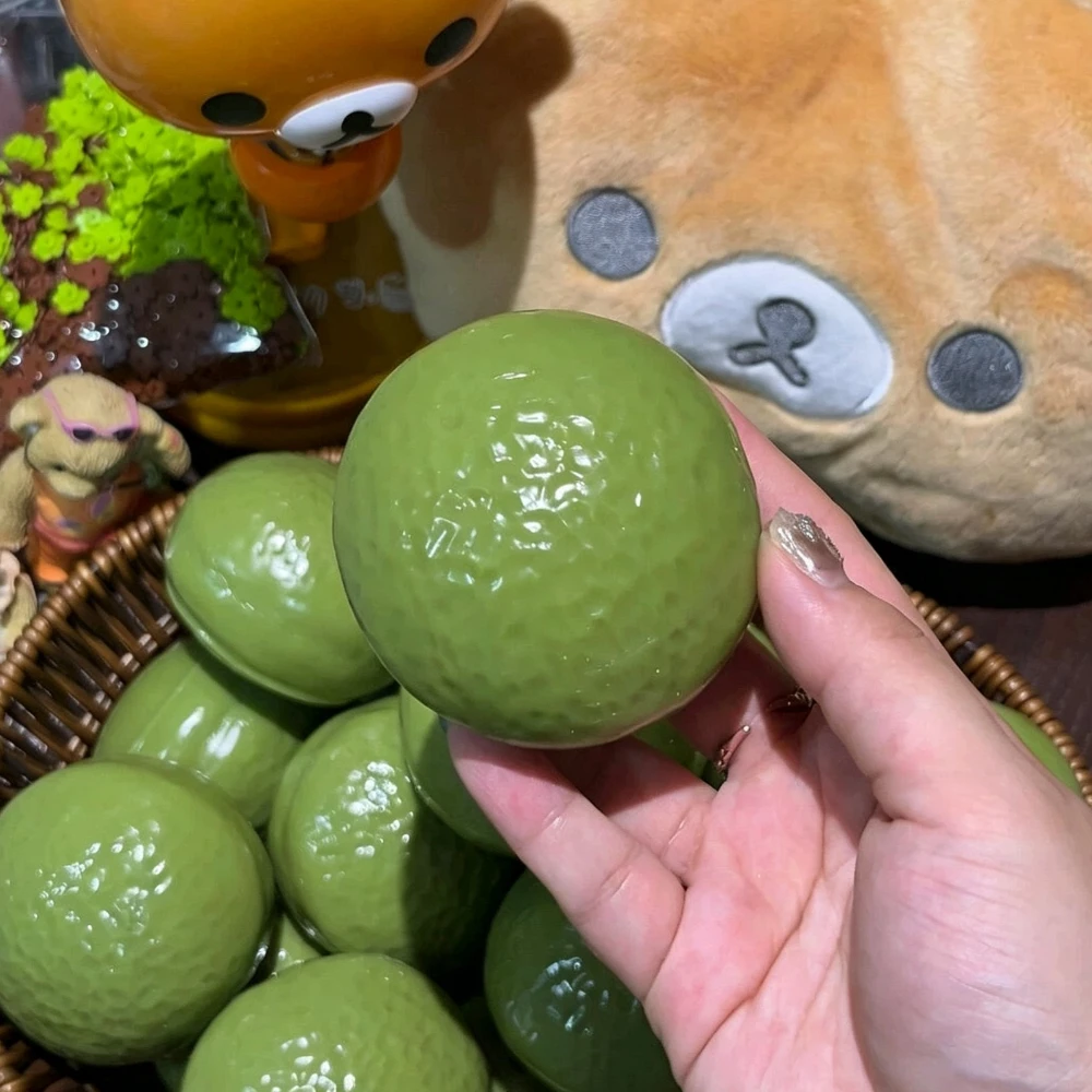 Crunchy Chocolate Pie Stress Ball Squishy Toy Blocks Filled Moldable Squeeze Ball ASMR Sensory Anti Stress Fidget Toys for Adult