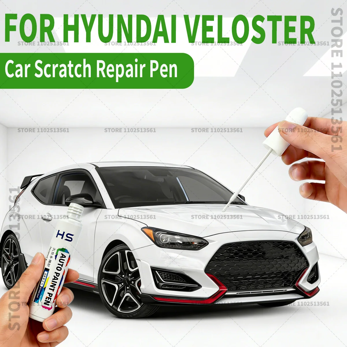 

Ручка-корректор для ремонта лакокрасочного покрытия Hyundai Veloster N, аксессуары для устранения царапин, цвета: серый Thunder Gray, черный, белый Chalk White, серебристый Sunset Silver, синий.