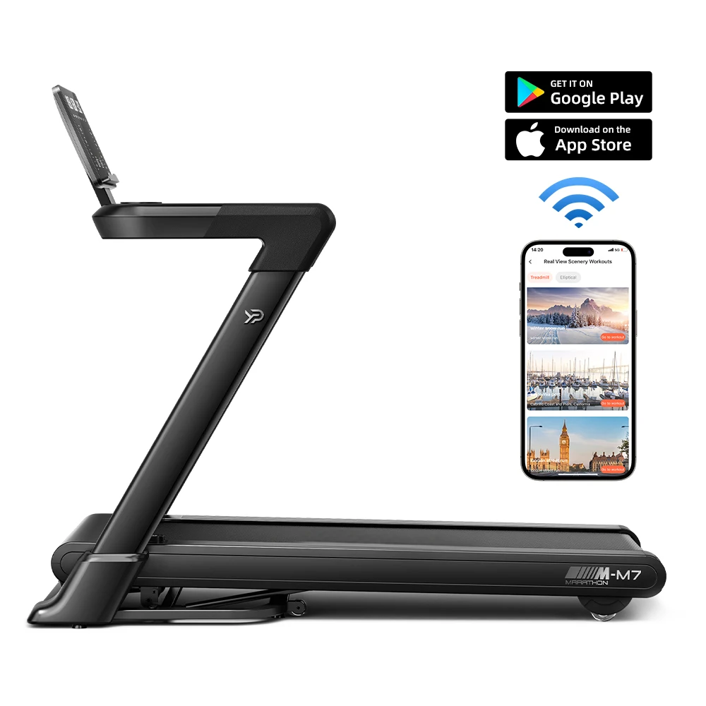 Super Quality New Electric Brushless Motor Running Machine Motorized Treadmill With FIT APP