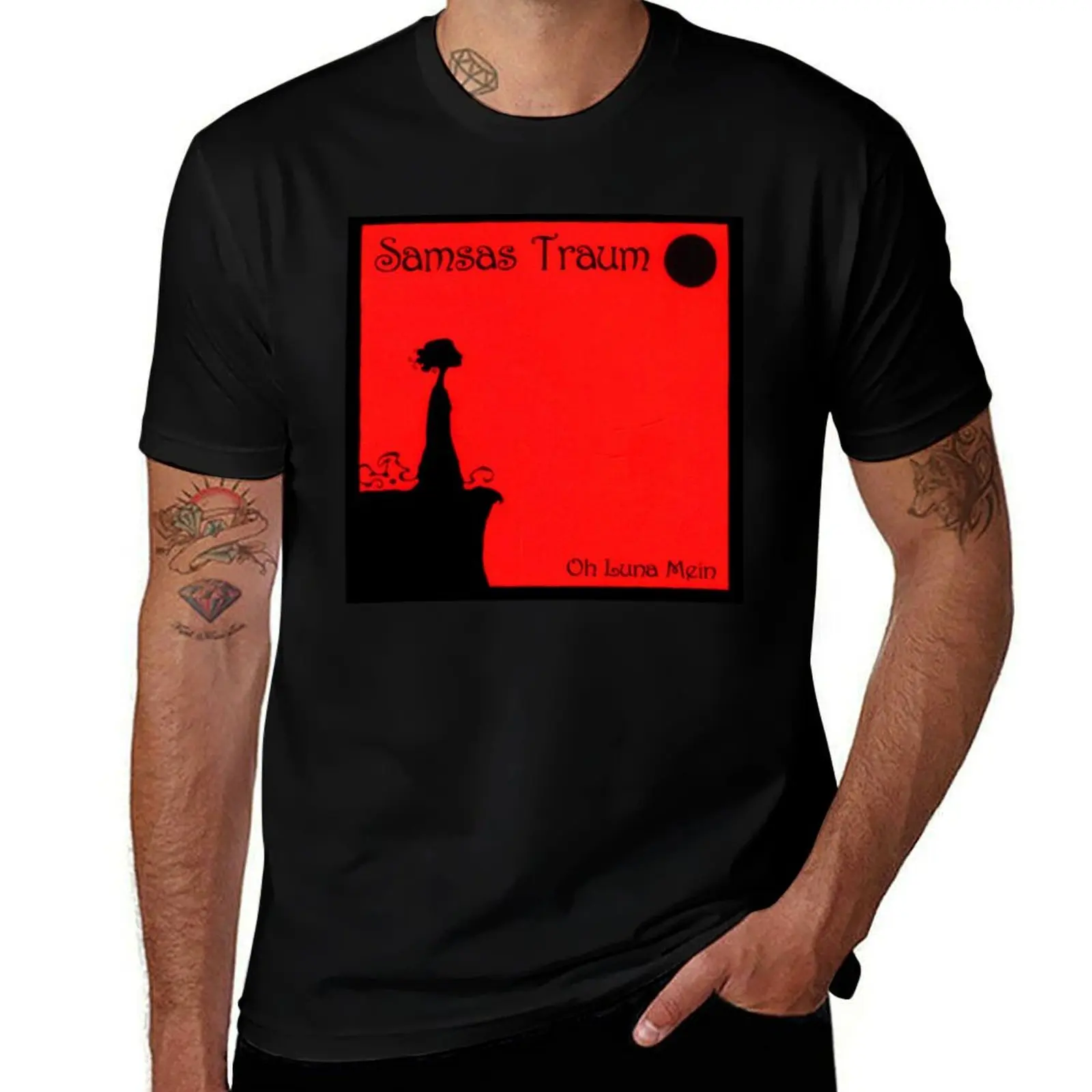 

Samsas Traum - Oh Luna Mein Album 2000 T-Shirt graphic tee shirt Funny t-shirts Short sleeve tee Aesthetic clothing T-shirt men