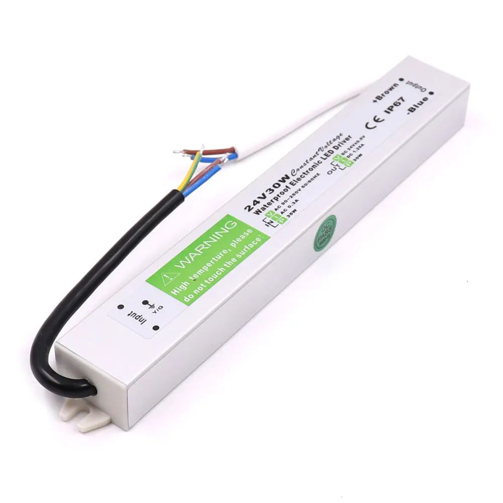 Trasformatore impermeabile IP67 IP68 alimentatore esterno 12V 24V 110V 220V AC DC LED Driver 30W 60W 100W 150W 200W 300W 400W 500W