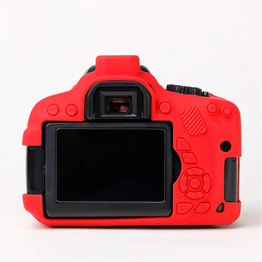 Soft Silicone Armor Camera Body Case For Canon EOS 600D 650D 700D