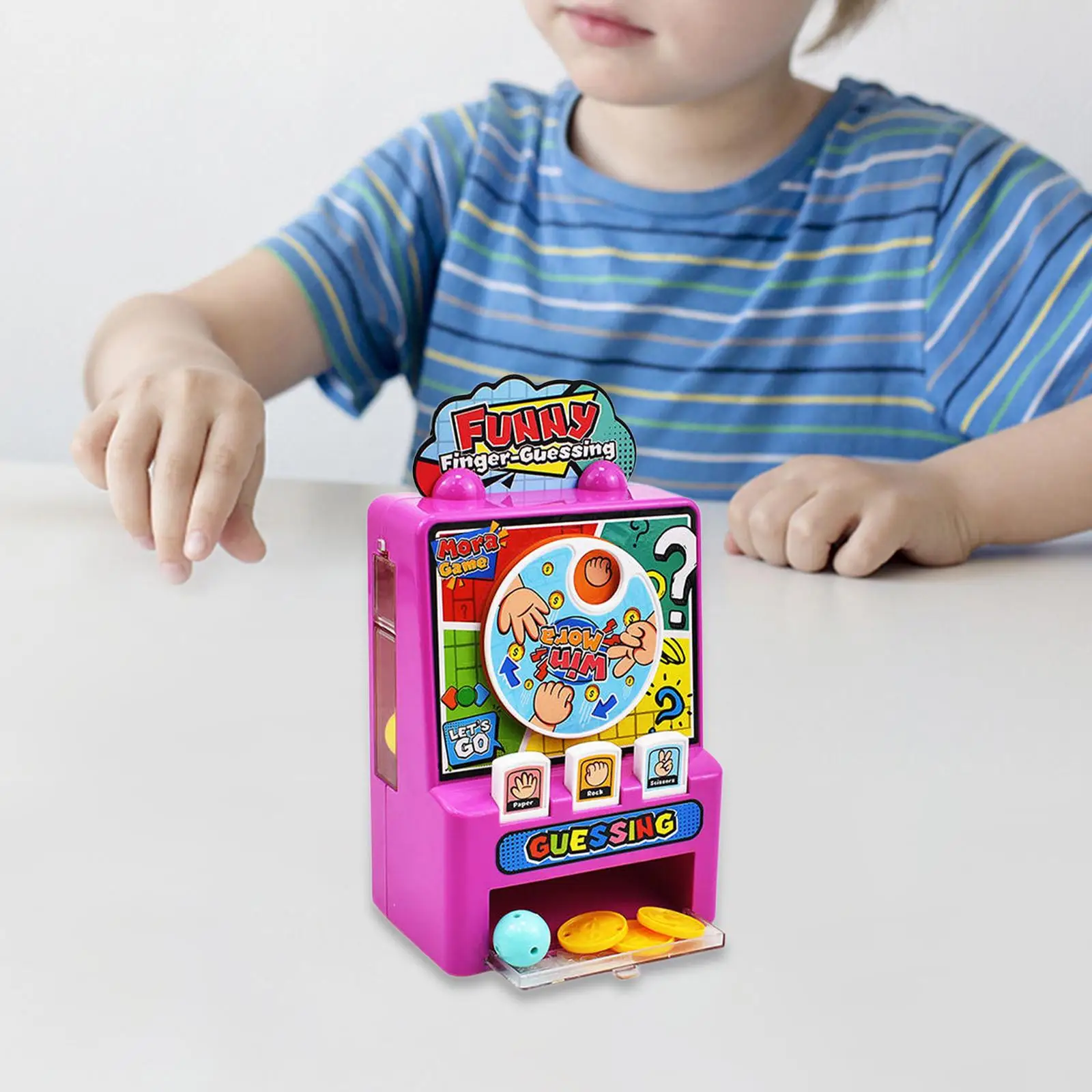 Finger Guessing Game Machine Portable Lightweight Birthday Gifts Interactive Kids Toy Creative for Children Boys Girls Adults