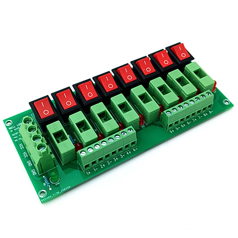 

8 Position Switch AC/DC Distribution Strip Module Fuse Splitter Board