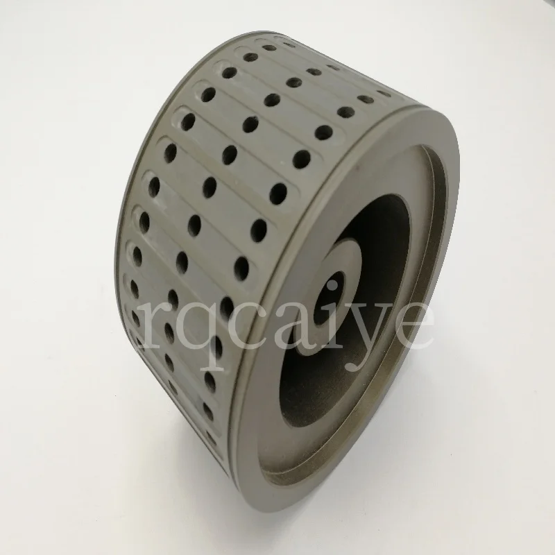 

Запасные части для фальцевальной машины Stahl Mbo: 3-рядное всасывающее колесо для отверстий, размер: 124*70*18 мм