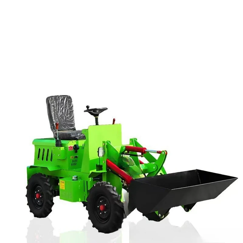 

Small electric forklift farm cleaning manure loader construction site warehouse