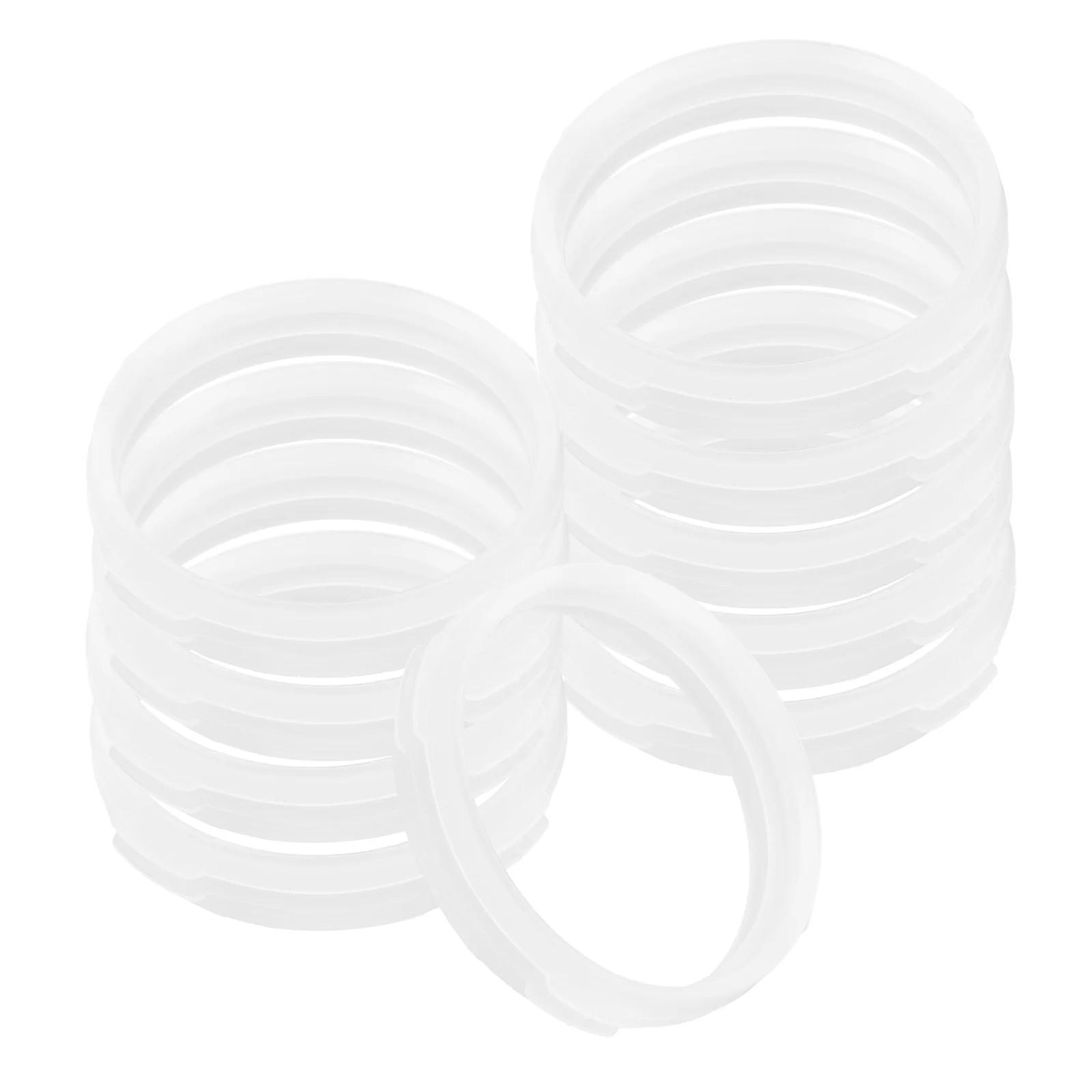 

10 PCS Hamster Cage Tunnel Connected Rings Soft Replacement Tube Guinea Pig Circles Plastic Tunnels