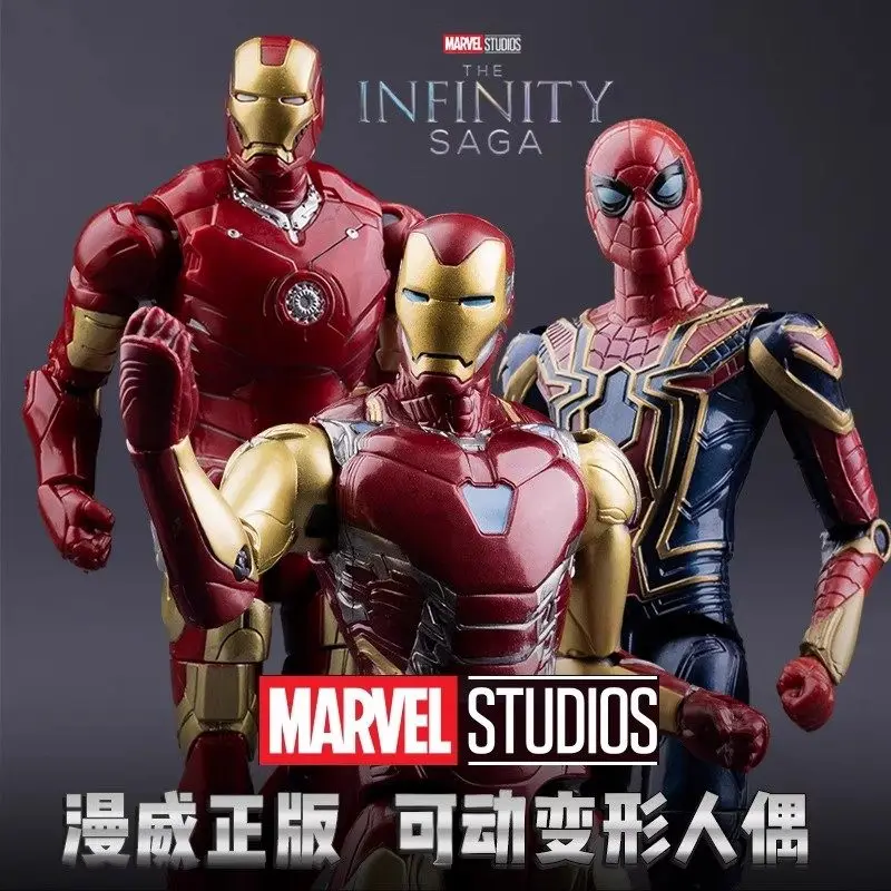 ของเล่นแอ็คชั่นฟิกเกอร์ไอรอนแมนและสไปเดอร์แมนของแท้จากมาร์เวล ช่วยให้เด็กผู้ชายสร้างทีมอเวนเจอร์ของตัวเองได้