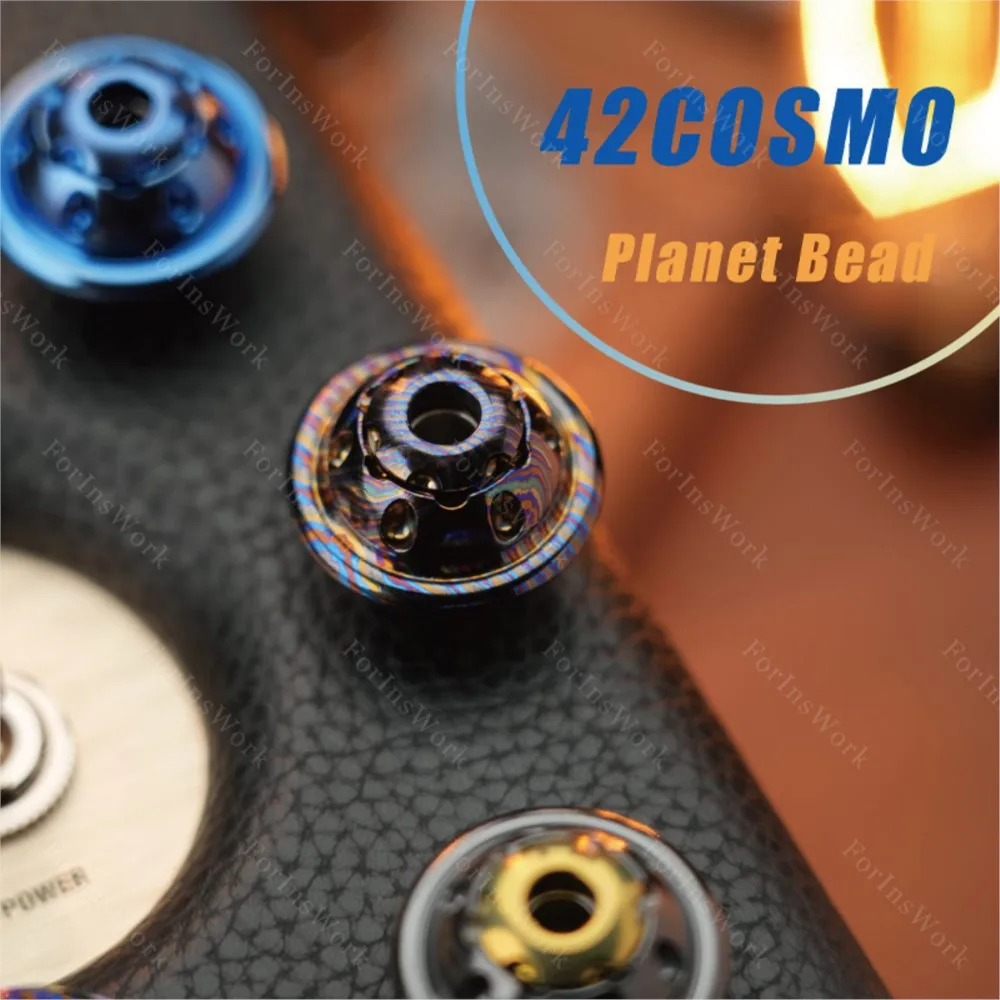 COSMO-Spinner de perles de lanière Planet 5.0, gadget EDC, jouets Fidget, instituts soulignés, jouet de bureau, 42