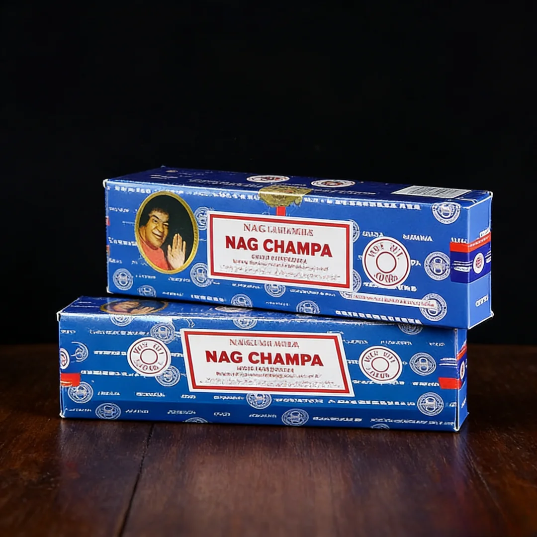 Incienso Satya Palo Santo - Caja completa (12 paquetes x 15g) Paquete original Fragancia casera NAGCHAMPA California incienso sag blanco