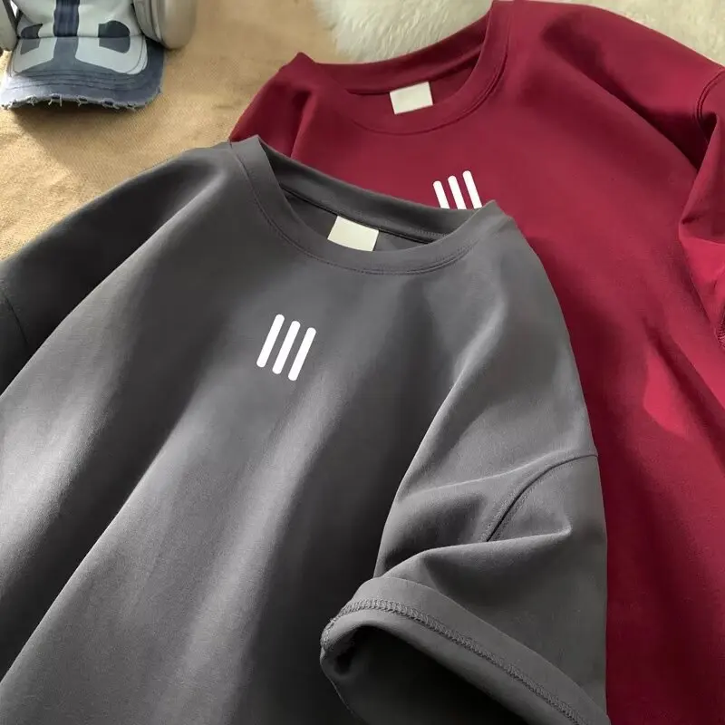 

2024 New Men's T-shirt Cotton T-Shirts Casual Summer Wear Fashion Print Tee Shirts Men Clothing