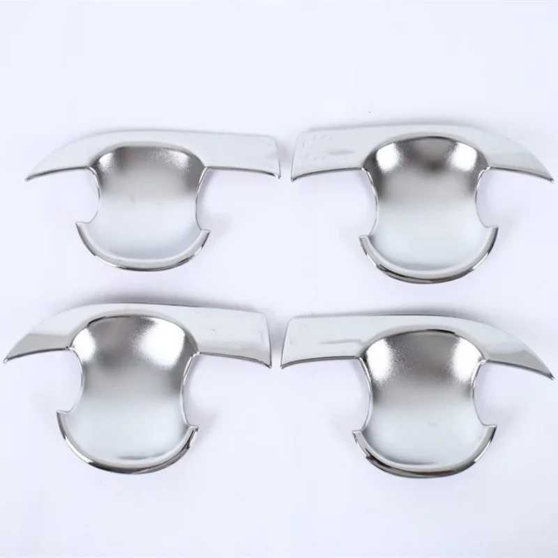 Dla Nissan Pathfinder 2024 Samochodowe akcesoria zewnętrzne ABS Włókno węglowe Boczna osłona klamki Drzwi Miska Obudowa Naklejki wykończeniowe