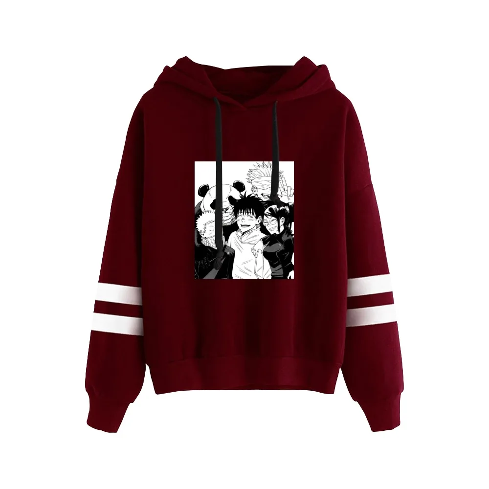 Jujutsu Kaisen 0 der Film Anime Hoodie Unisex Pocket less Ärmel Sweatshirt Männer Frauen Pullover Harajuku Streetwear 90er Jahre Kleidung