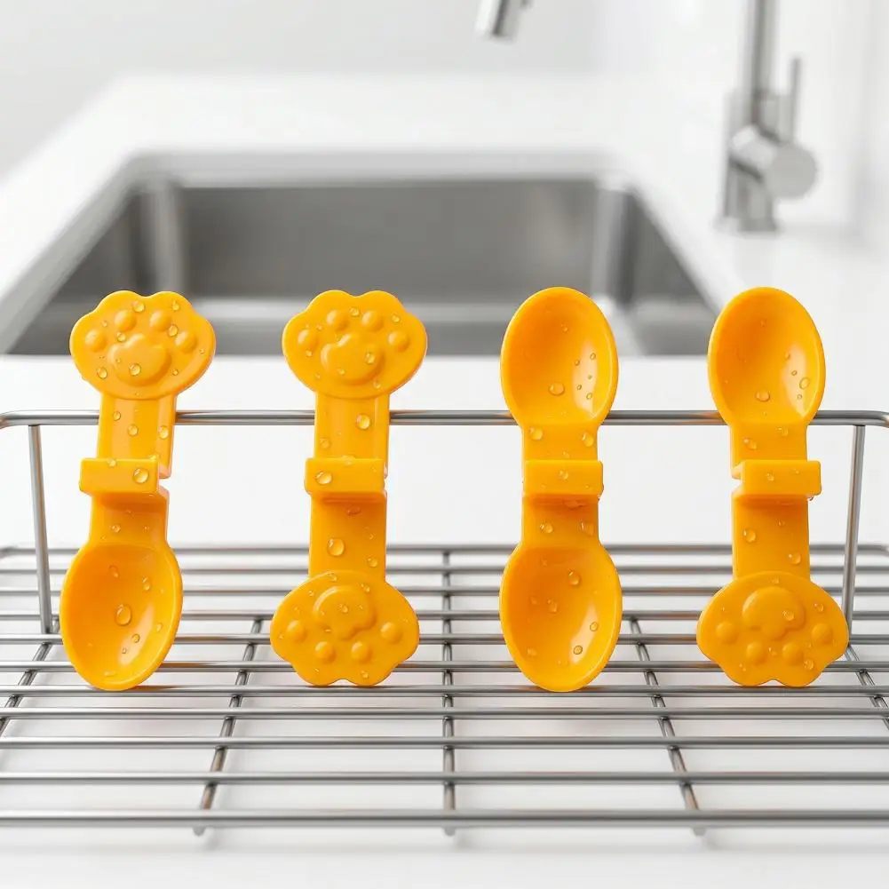 Herramienta para dar forma al queso, molde de queso para niños, juego de moldes para palitos de queso con mango con forma de huella de pata, molde de plástico para helados, gelatina y pudín