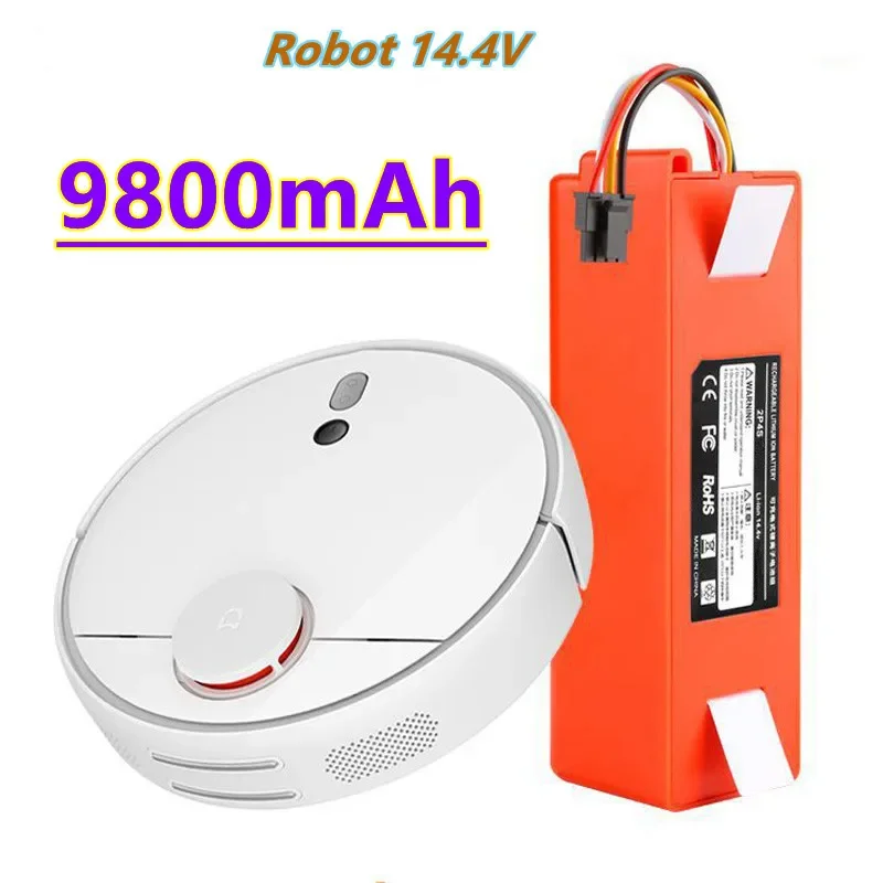 

Сменный аккумулятор для робота-пылесоса Roborock S50 S51 S55, 14,4 В, 9800 мАч, аксессуары, запасные части, литий-ионная батарея