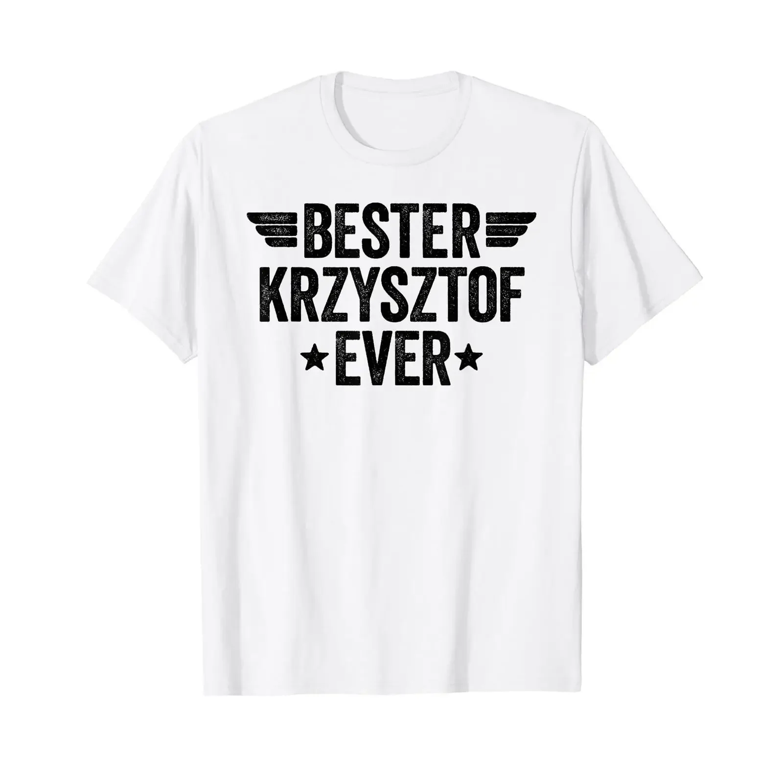 Bester Krzysztof Ever T Shirt vintage Washed Slightly Stretched Top For Everyday Wear Versatile graphic Comfortable