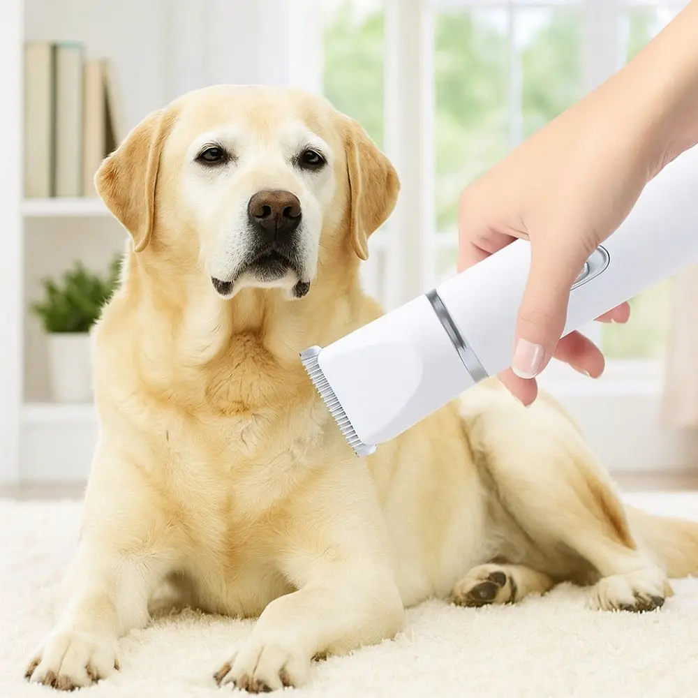 Máquina Recargable para Cortar el Pelo de Mascotas, Multifuncional, Silenciosa, Cortadora Eléctrica 3 en 1, Cortadora Inalámbrica para el Cuidado de Mascotas, Cortadora para Gatos