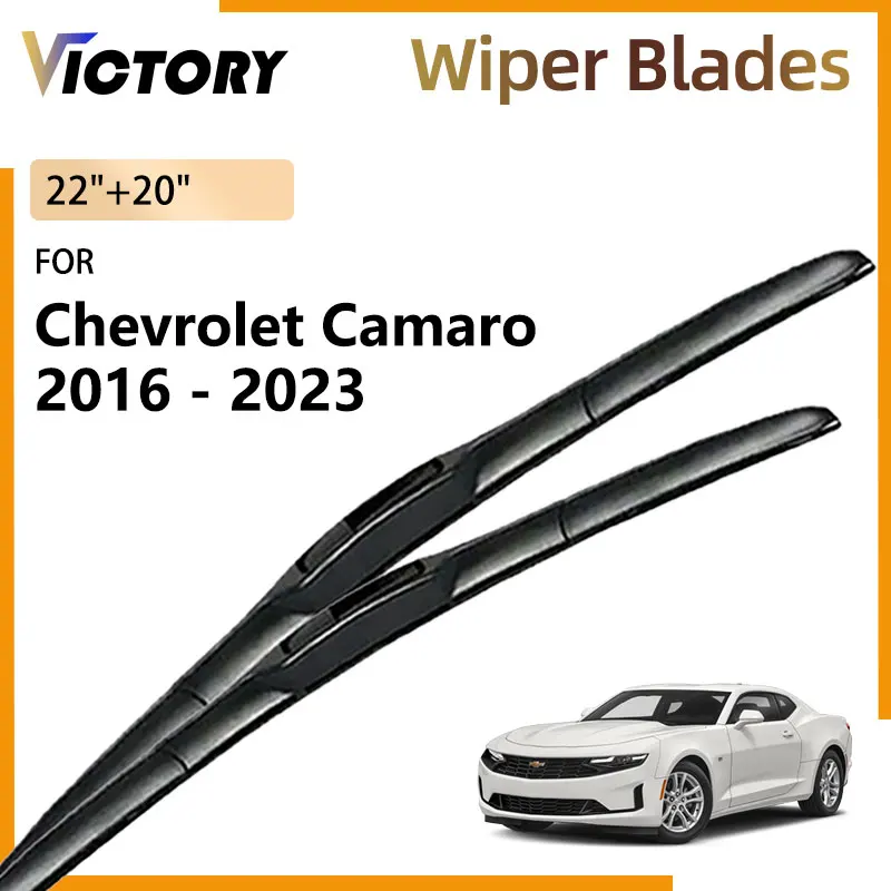 

For Chevrolet Camaro 2016 - 2023 2022 2021 2020 2019 2018 2017 2SS SS RS ZL1 Car Front Wiper Blade Windshield Windscreen Brushes