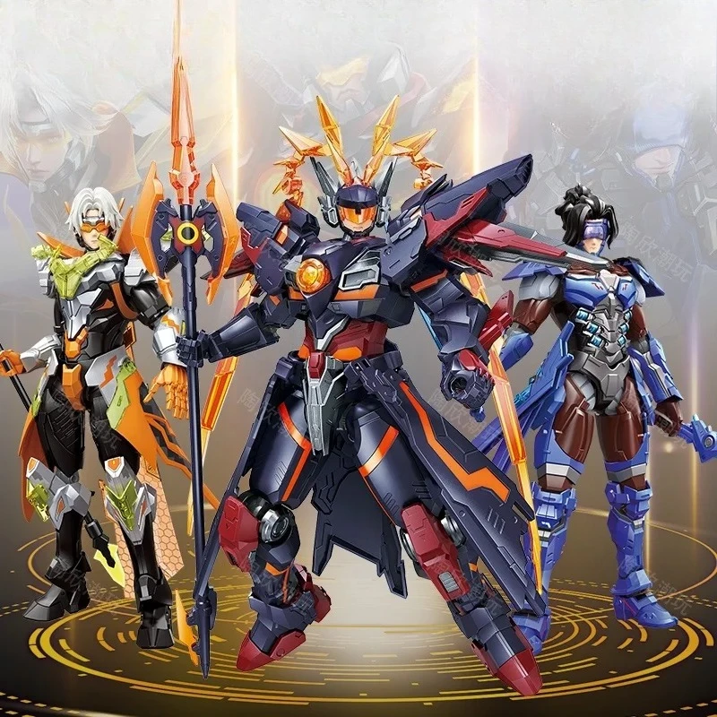 

【В наличии】костюм, экшн-фигурка, коллекция украшений, подарок, Zhao Yun Lu Bu Mecha, модель игры, окружающая Орнамент