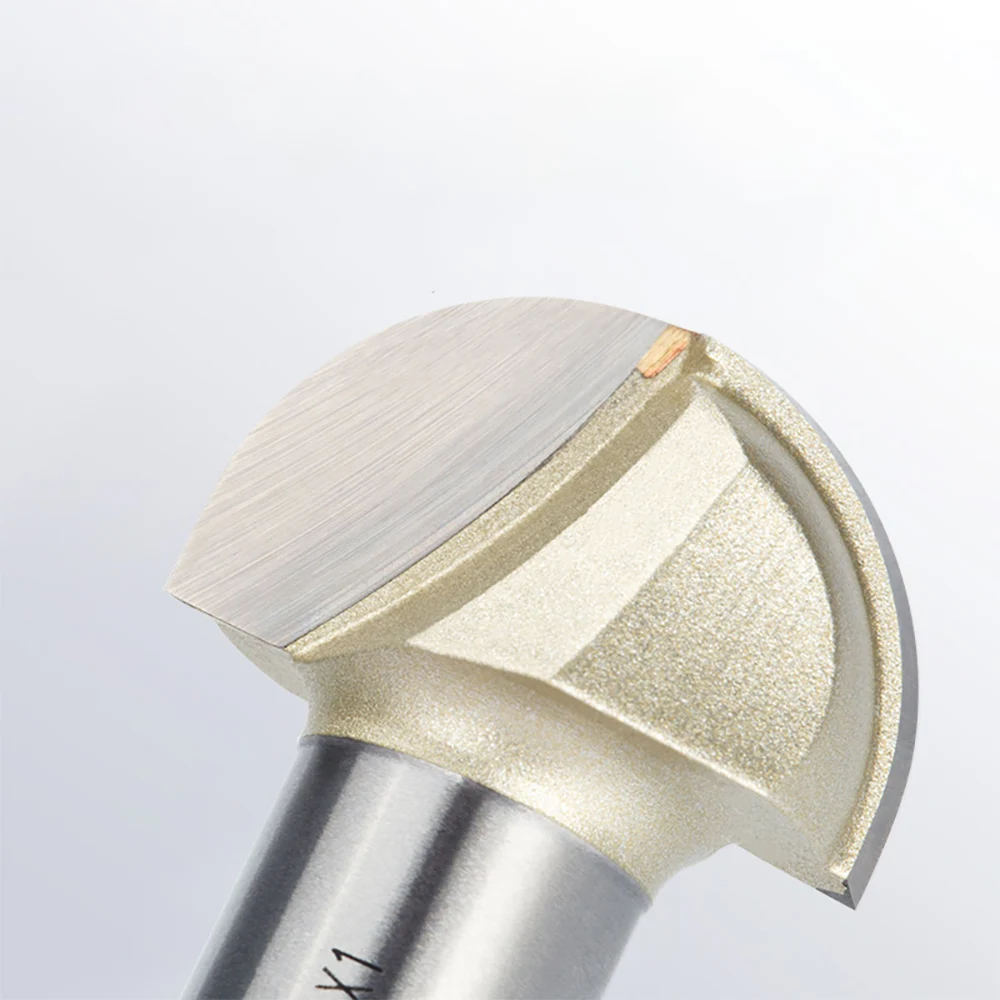Imagem -05 - Arden-core Box Carbide Bit Fundo Redondo Fresa de Sulco Nariz de Bola de Raio Carpintaria Router Bit Semi-circular Cnc Bit