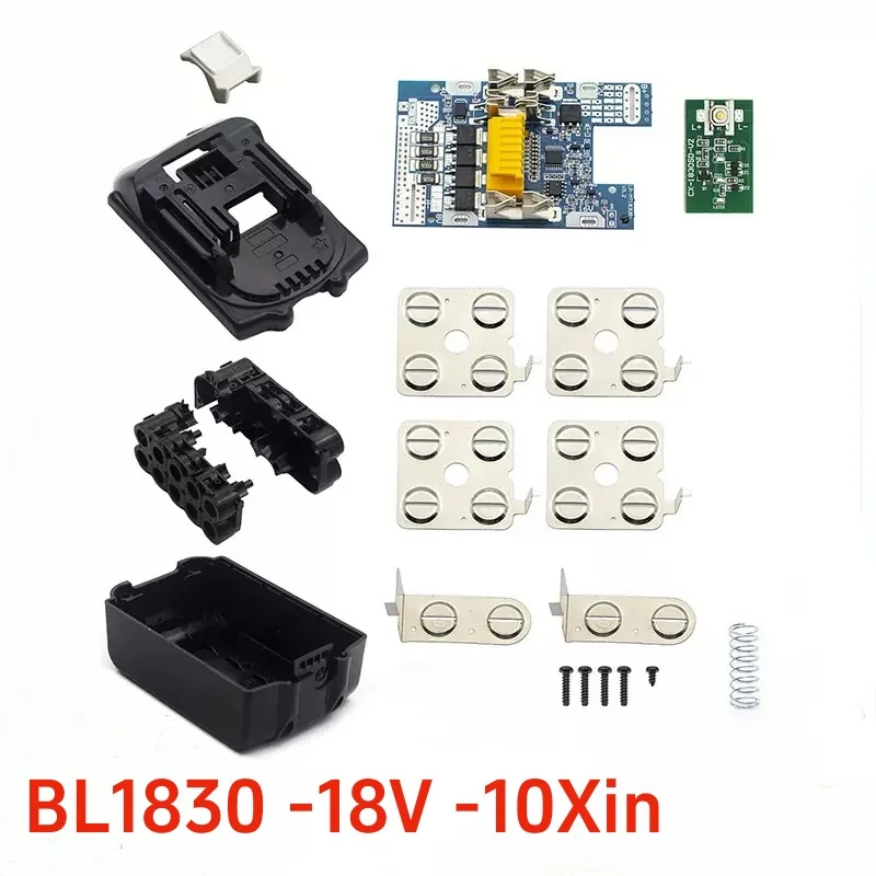 Battery Case PCB Charging Protection Circuit Board Boxs BL1830 BL1860 For Makita 18V 3.0Ah 6.0Ah Li-ion Battery Housings