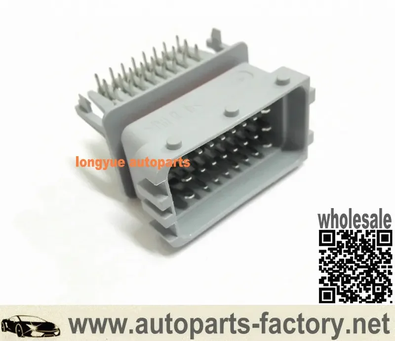 Longyue 10kit FCI 24Pins ECU Male Connectors & Pins Gray
