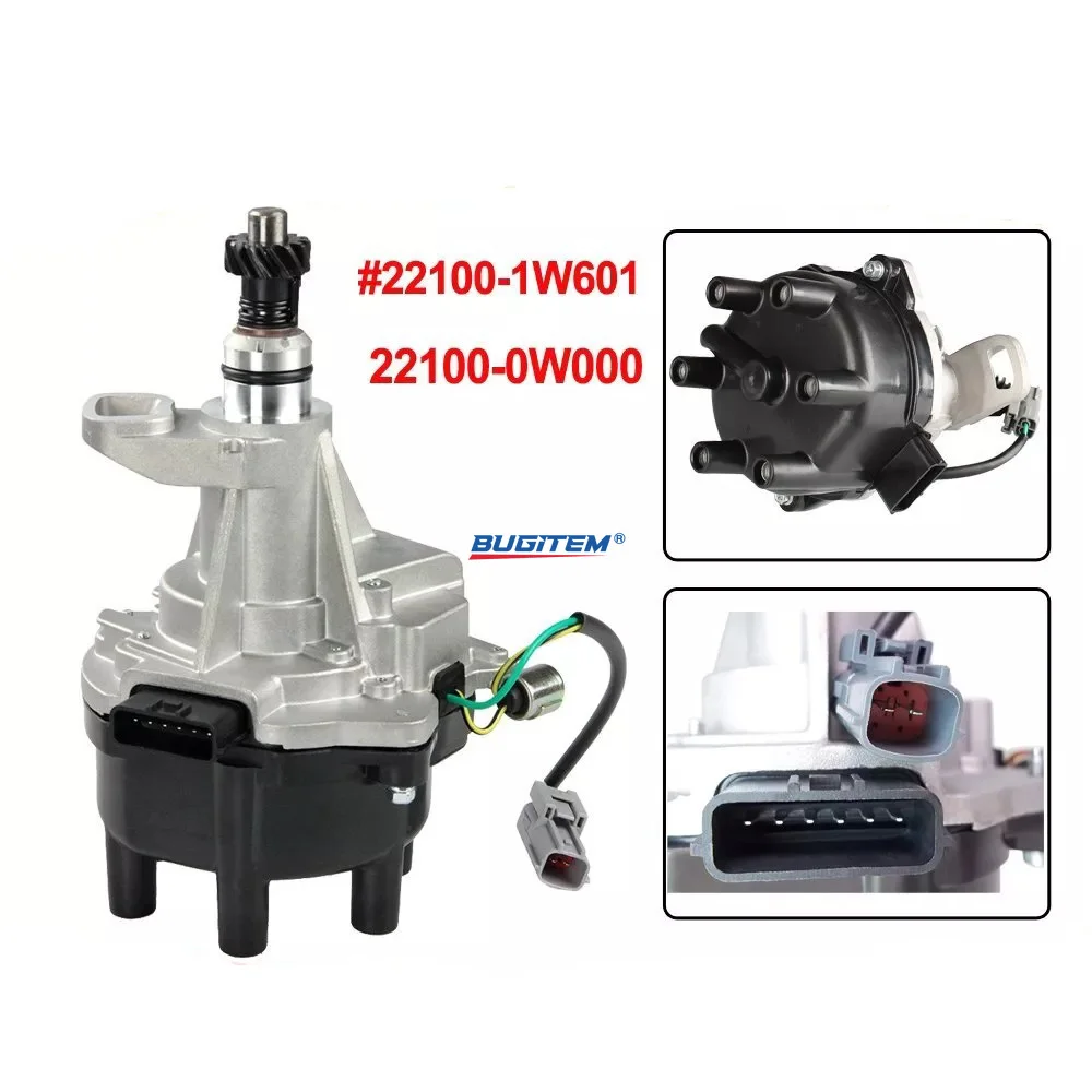 22100-1W601 Ignition Distributor Compatible with Nissan Pathfinder Frontier Quest Xterra Infiniti QX4 Mercury Villager 3.3L V6