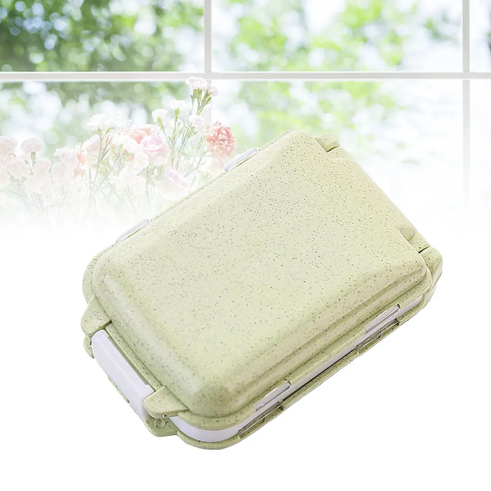 

1 шт. 3-слойный портативный водонепроницаемый органайзер для таблеток, дорожный контейнер для хранения лекарств, компактный, удобный для переноски, ежедневный дозатор для пожилых людей