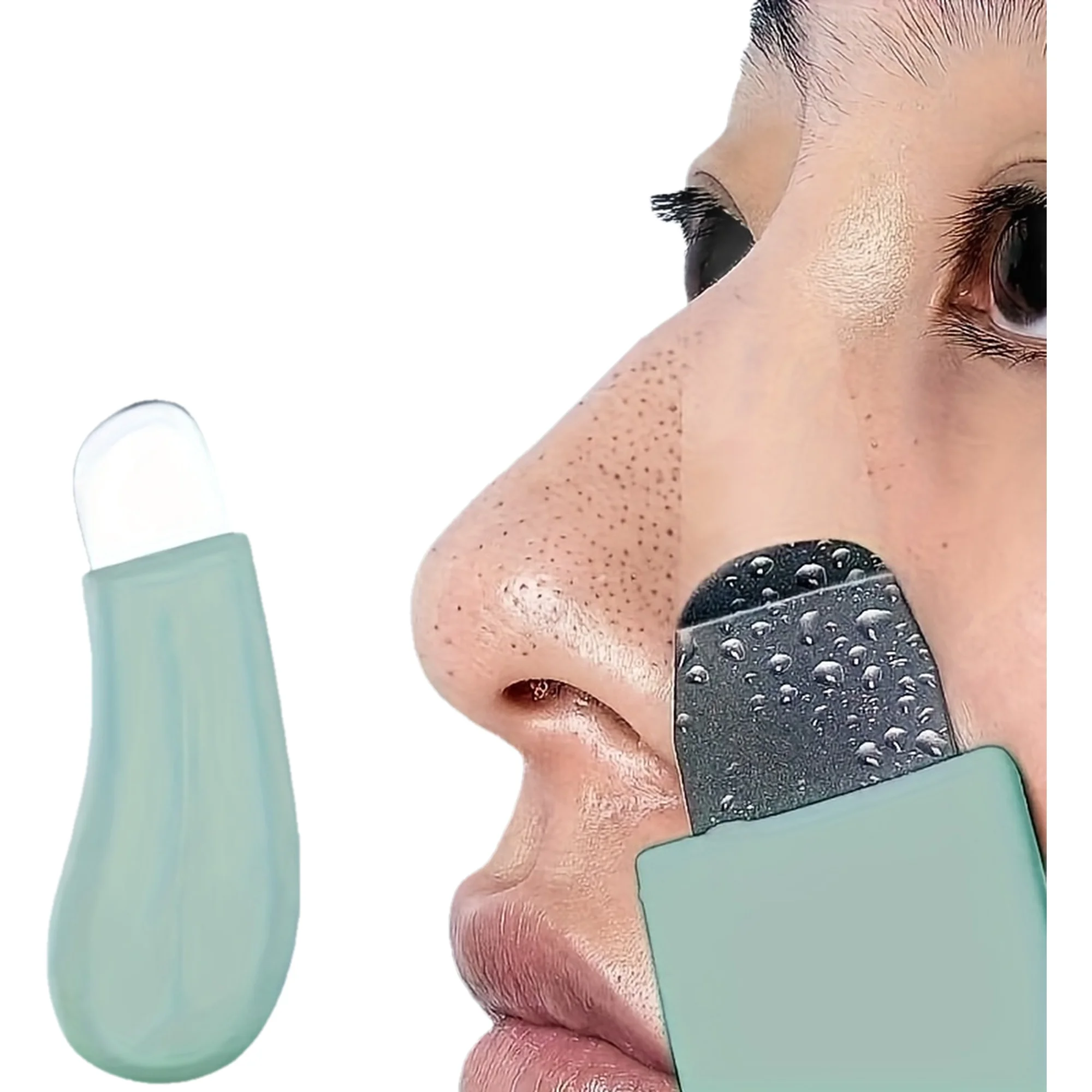 Uma ferramenta adequada para remover cravos – um limpador de poros faciais suave, adequado para cravos, escova não elétrica para cuidados com a pele