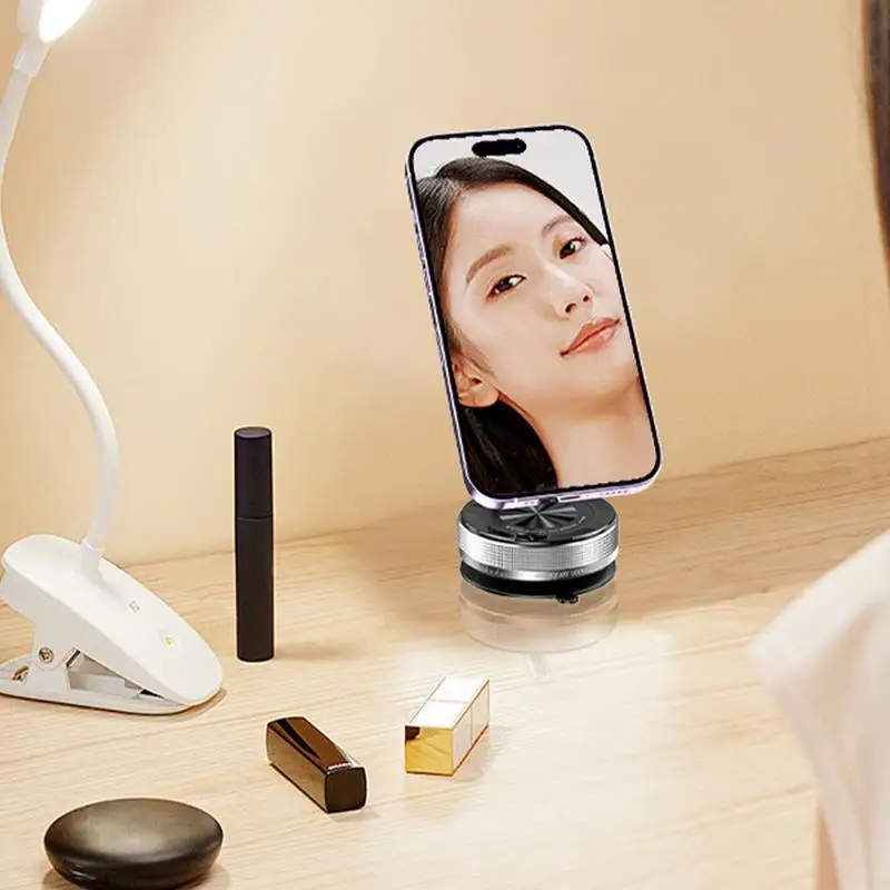 

Vacuum Phone Holder Magnet Magnetic Vacuum Suction Phone Mount 360 Rotatable Foldable Bracket Mobile Stand Car Accessories For