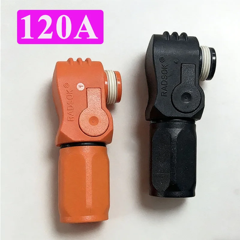 120A Energy Storage Quick-Connect Connector Amphenol New Single-Core Terminal Adapter 1000V Waterproof Plug Socket Adapter