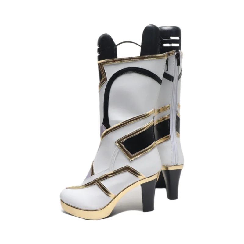 Game Honkai Impact 3 Herrscher of Origin Cosplay Shoes Halloween Carnival Boots Cosplay Prop PU Leather Shoes Custom Made