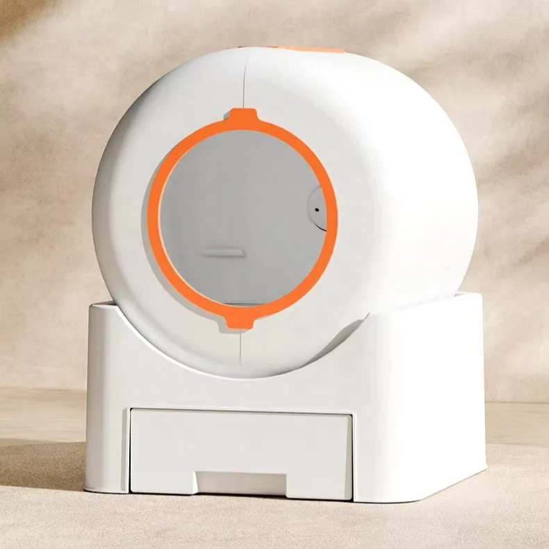 

Anti Splash Open Top Automatic Cat Litter Box Self Cleaning