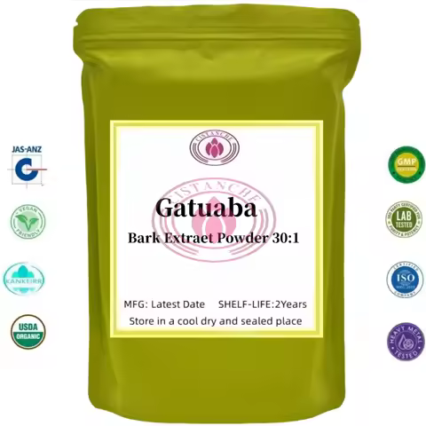 Fast Shipping Ka Tu Ba Customized Packing Aluminum Foil Bag for Catuaba Extract Powder 100:1,ARU,Double Deck Plastic Bags