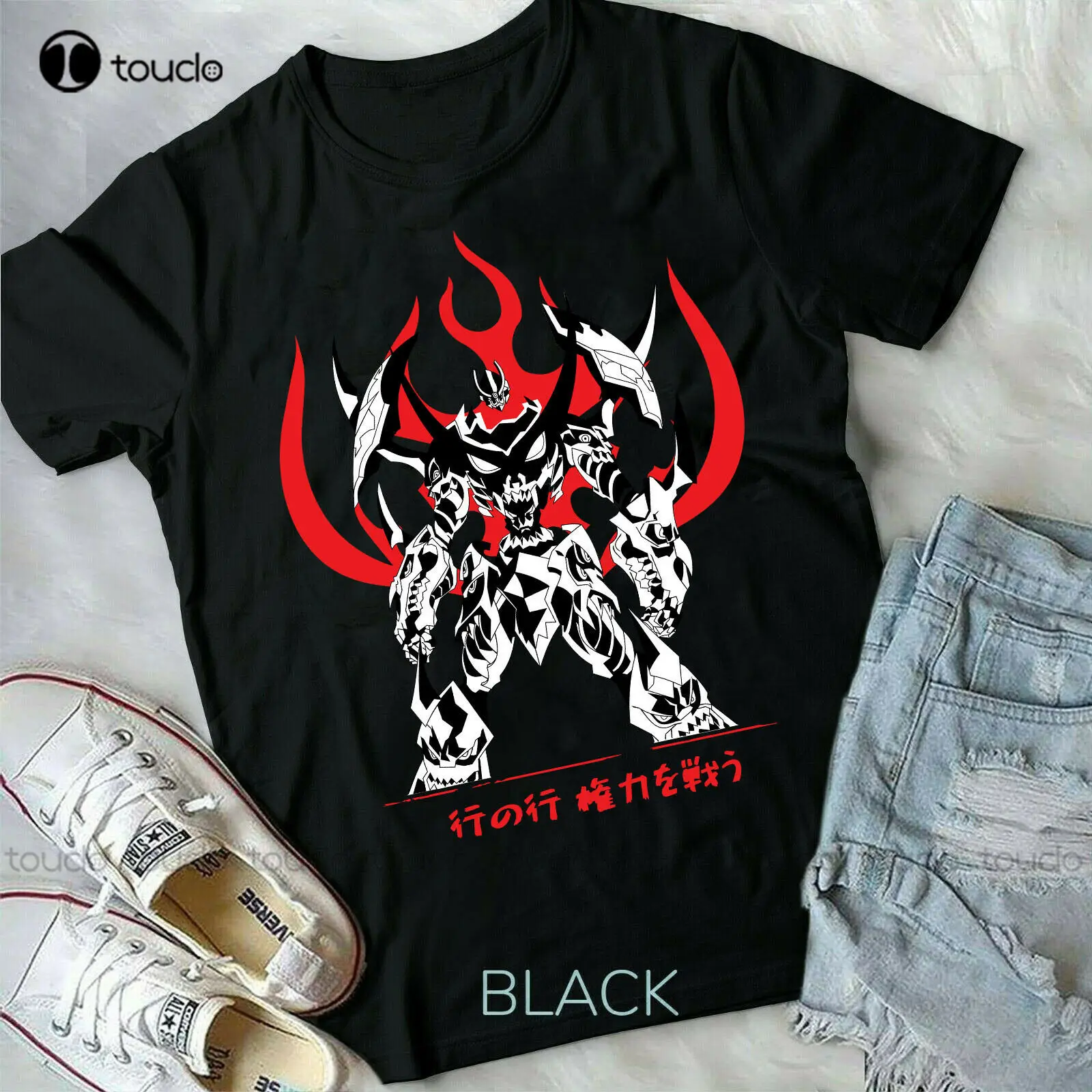 Tengen Toppa Gurren Lagann Anime Manga New Unisex T-Shirt Size S To 5Xl Womens White Shirt Outdoor Simple Vintag Casual T Shirts