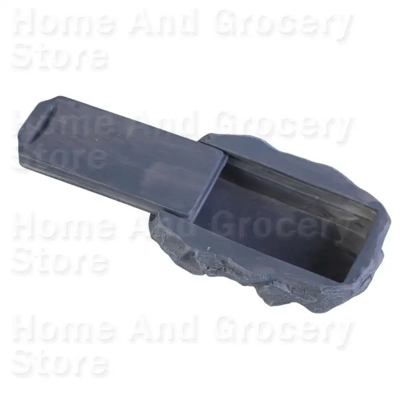 

0xxa Creative Stone Key Box Реалистичный фальшивый каменный ключ Hider Stone Box