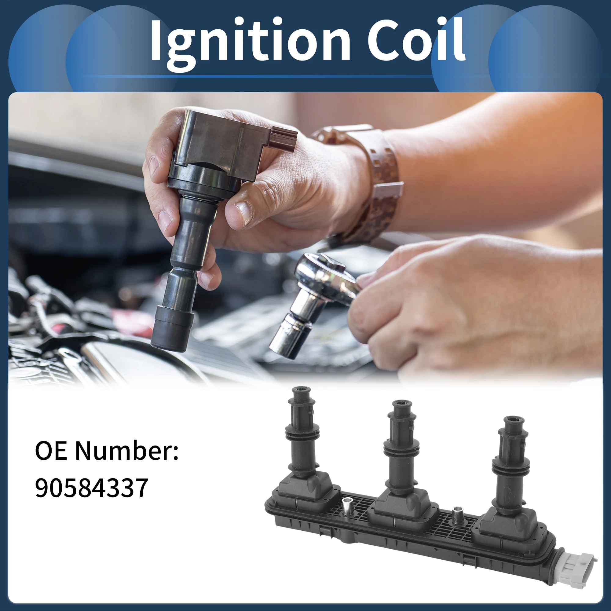 

UXCELL Ignition Coil Ignition Coil Pack No.90584337 for Saturn Vue 2002-2003